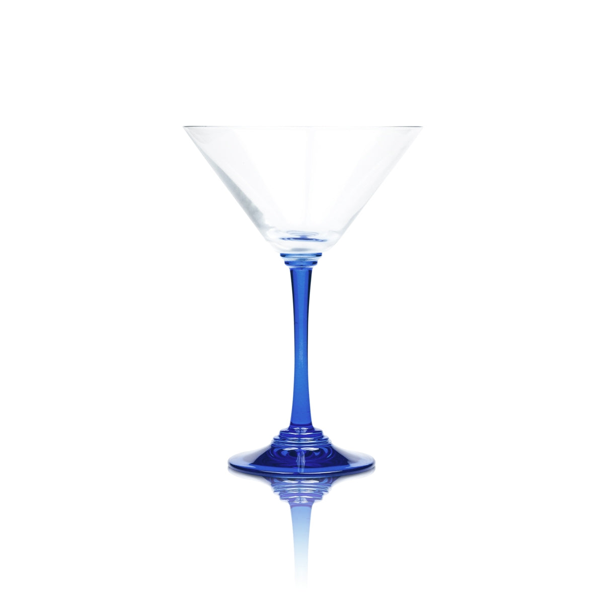 Citadelle Vodka Glass Martini Blue Foot Cocktail Glasses Long Drink Gin Bar Relief – View 2