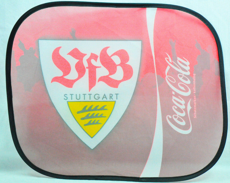 Coca Cola car sunshade sun visor side window "VFB Stuttgart"