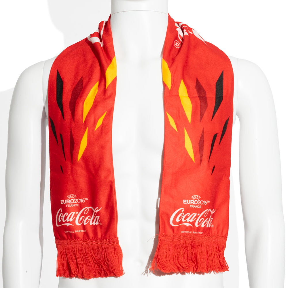 Coca Cola fan scarf, soccer scarf, Euro 2016 scarf, Germany Euro 2016 scarf