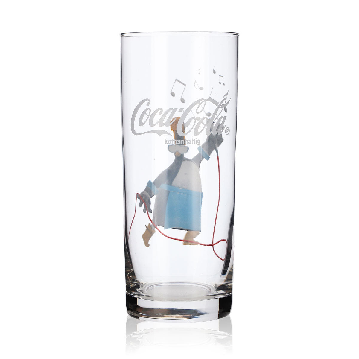 Coca Cola glass soft drink glasses 0.3 l cup collector's glass "Sänger" – View 2