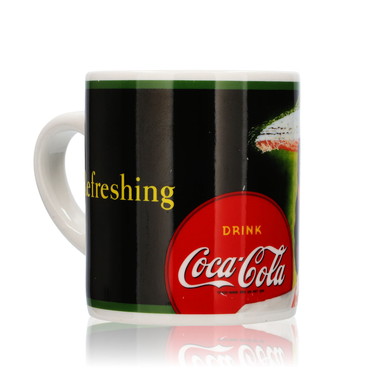 Coca Cola coffee mug 0.4l glass mug  Soft drink cup "Refreshing" – View 4