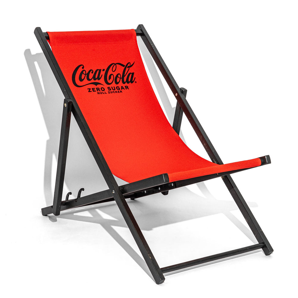 Coca Cola Deck Chair Lounge Furniture Beach Chair Folding Chair Beach Bar Outdoor Seat