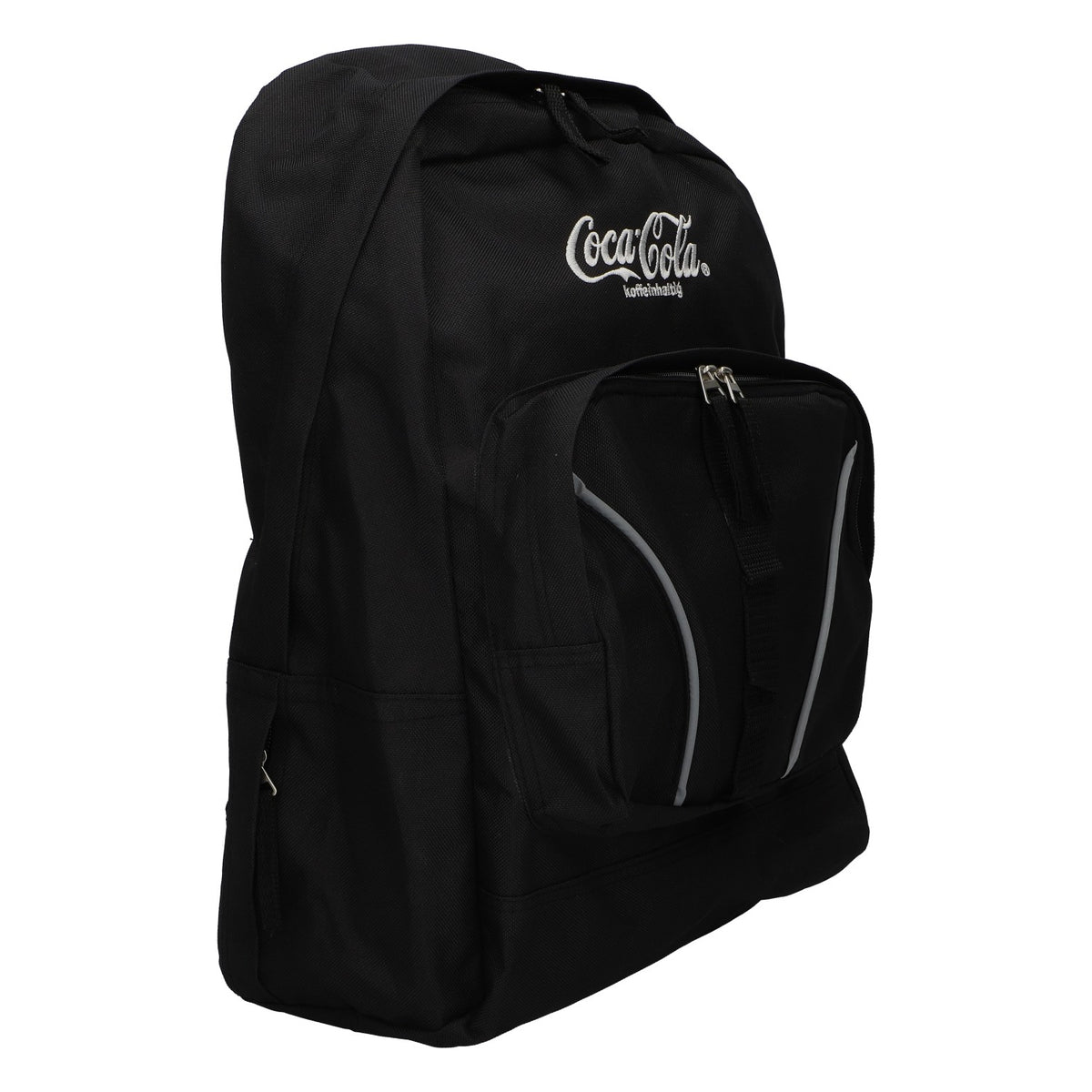 Coca-Cola Backpack, Black with White Logo, 30x15x45 cm, Fan Merchandise – View 2