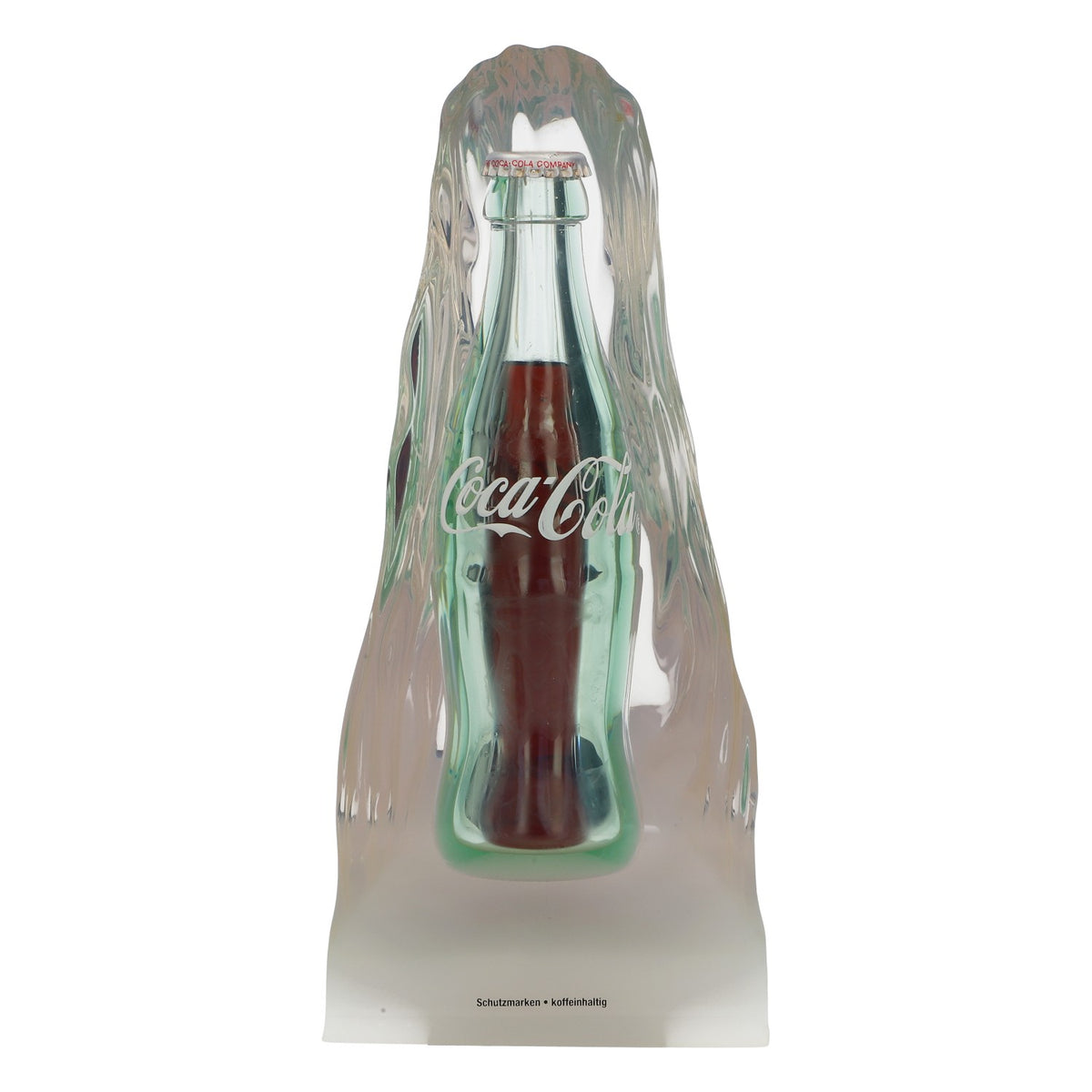 Coca Cola soft drink neon sign illuminated advertising bottle in block LED incl. power supply