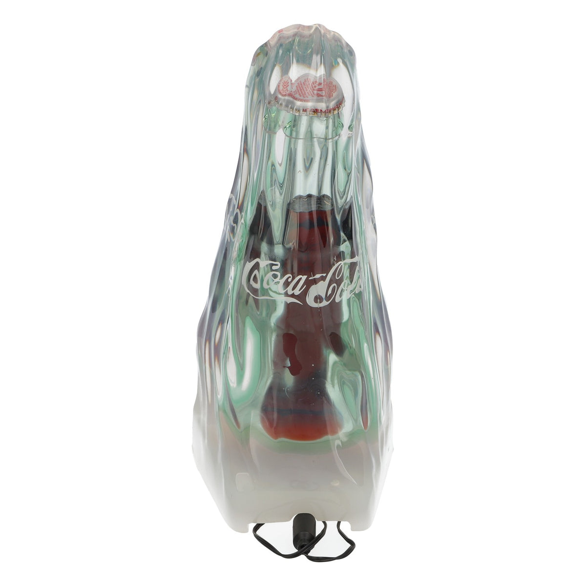 Coca Cola soft drink neon sign illuminated advertising bottle in block LED incl. power supply – View 4