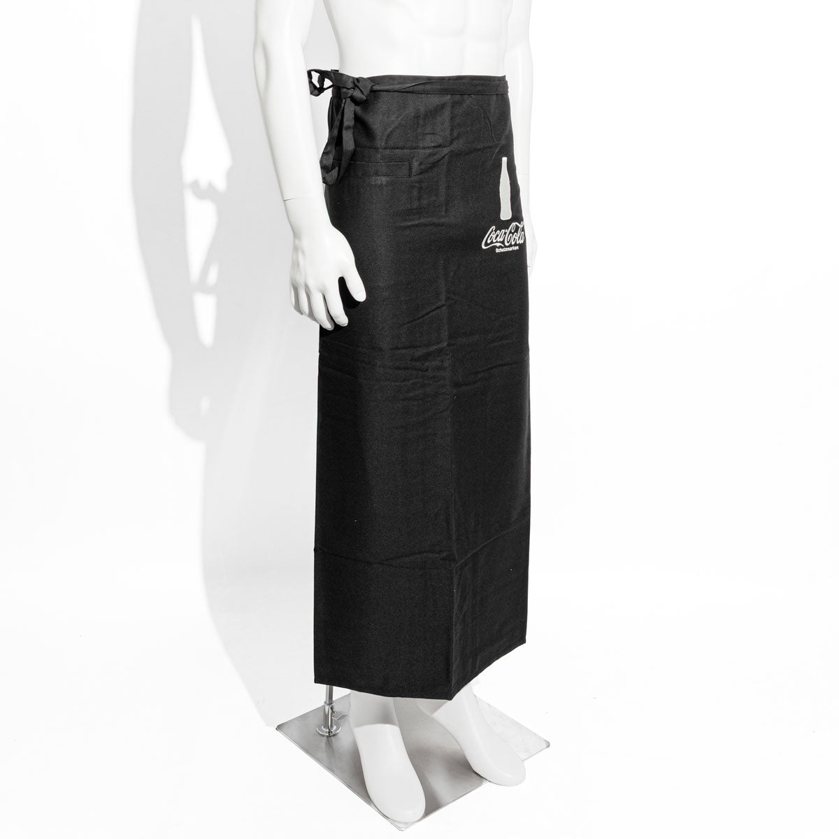 Coca Cola Soft Drink Apron Waiter Apron Bistro Apron Long Black "Trademarks" – View 2