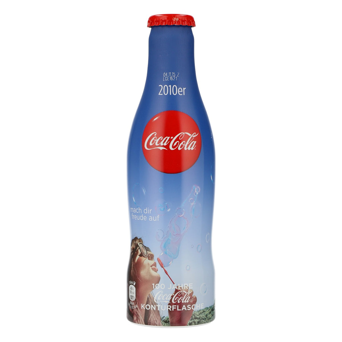 Coca Cola soft drink display bottle 2010 collector's edition 100 years  decorative bottle