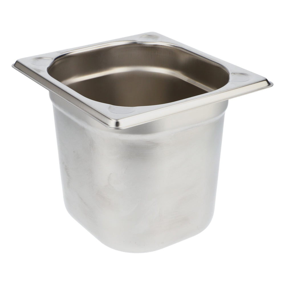 Contacto stainless steel GN container 1/6, 150 mm with drop handles Gastro