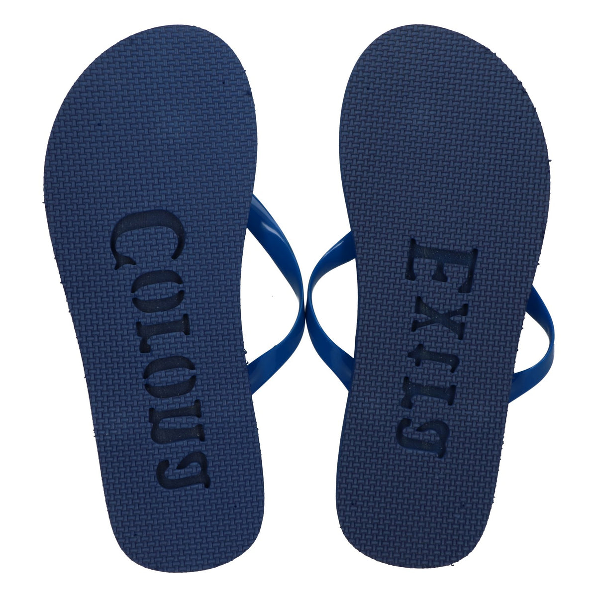 Corona Beer Flip-Flops, Size L, Blue – View 3