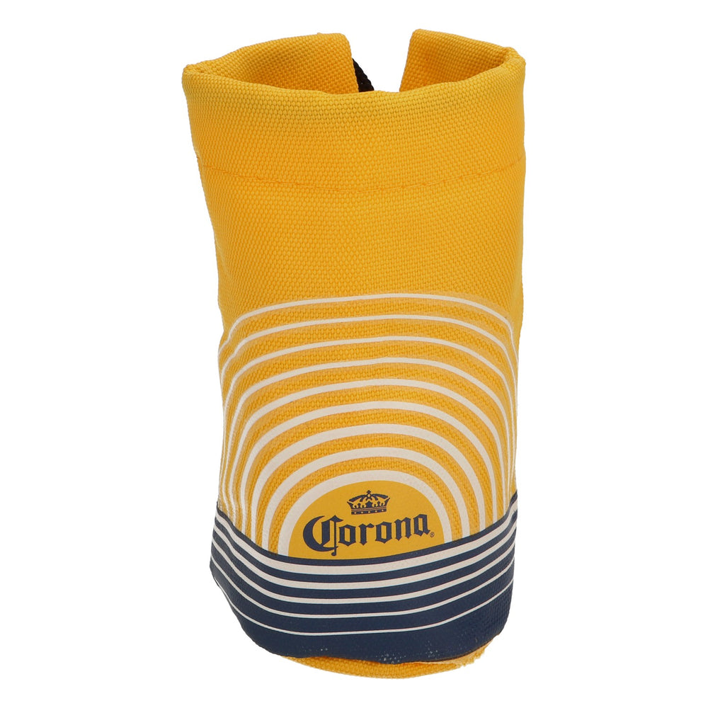Corona beer bottle holder bottle cooler sleeve camping yellow