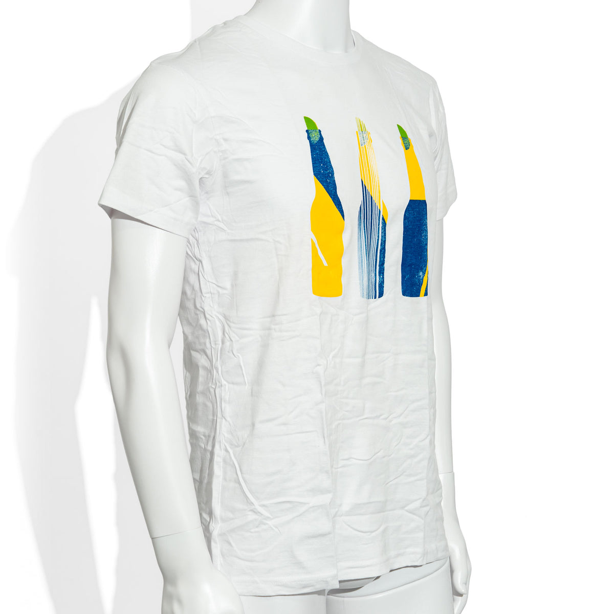 Corona Beer Glass Size M White Cotton T-Shirt – View 2