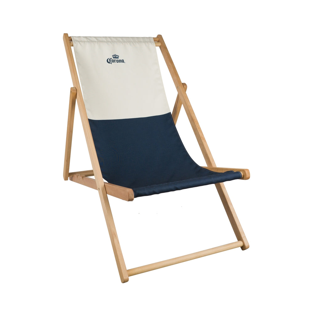 Corona Beer Deck Chair Wooden Sun Lounger Beach Chair Relax Beach Chair Patio