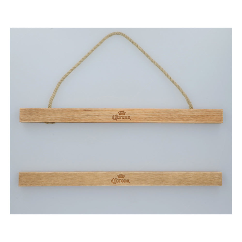 Corona Beer Poster Strip Real Wood Wall Decoration to Hang Up