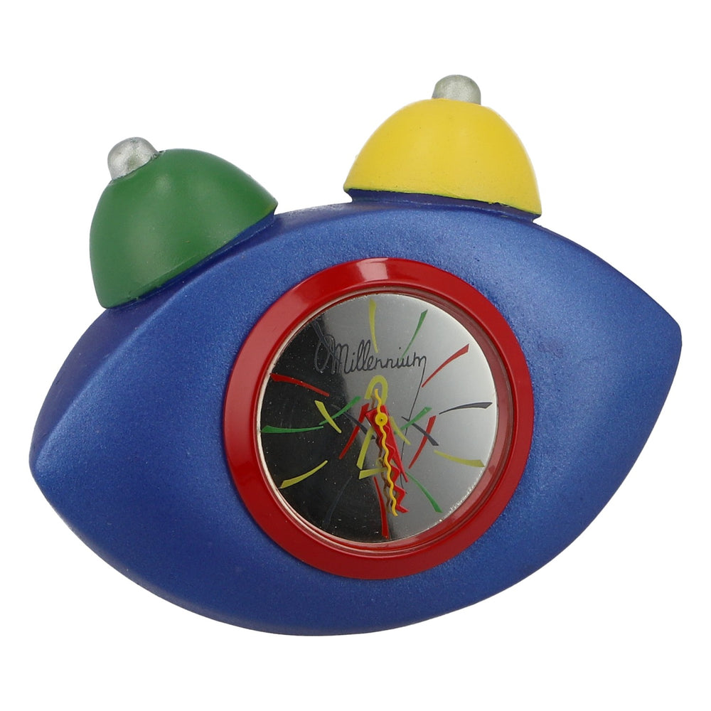 Courvoisier Cognac Paperweight, Decorative Alarm Clock Design, Mirror, Millennium, Wood