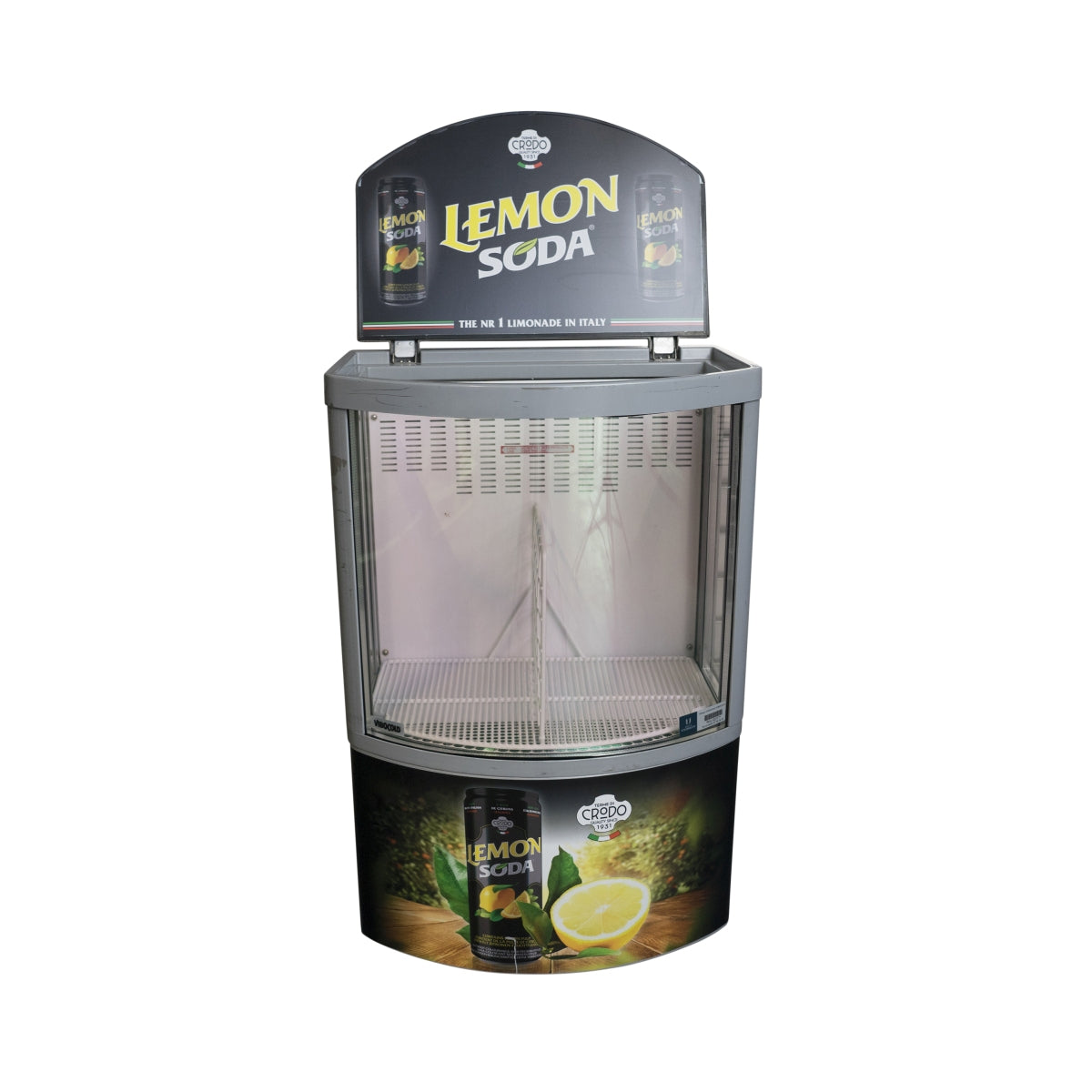 Crodo refrigerated display case Refrigerator Cooler Counter Lemon Soda Mojito Gastro Advertising – View 3