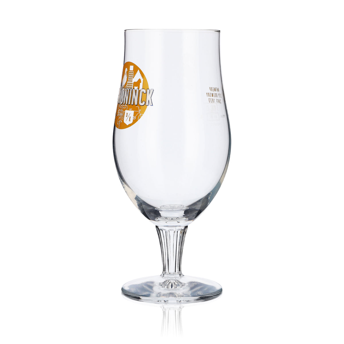De Koninck Beer Glass Trophy Glasses 0.33l Trophy Craft Beer Yellow Logo – View 4
