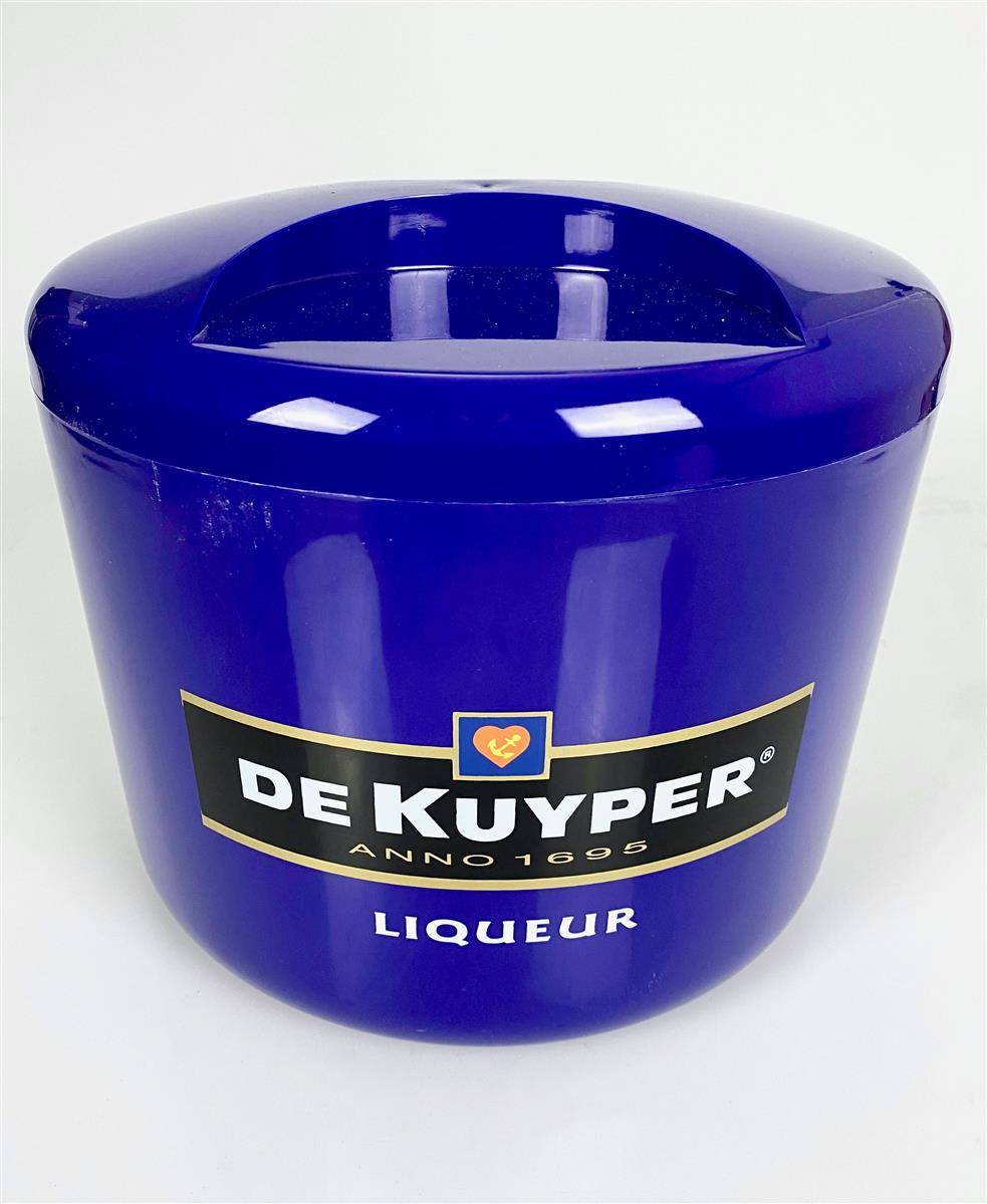 De Kuyper Liqueur Ice Cube Tray Bottle Cooler Ice Box with Lid, Blue – View 2
