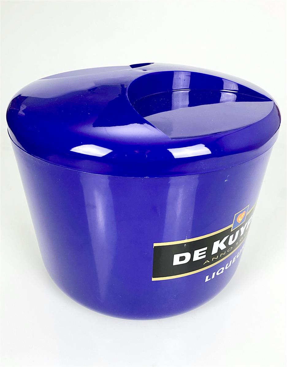 De Kuyper Liqueur Ice Cube Tray Bottle Cooler Ice Box with Lid, Blue – View 4