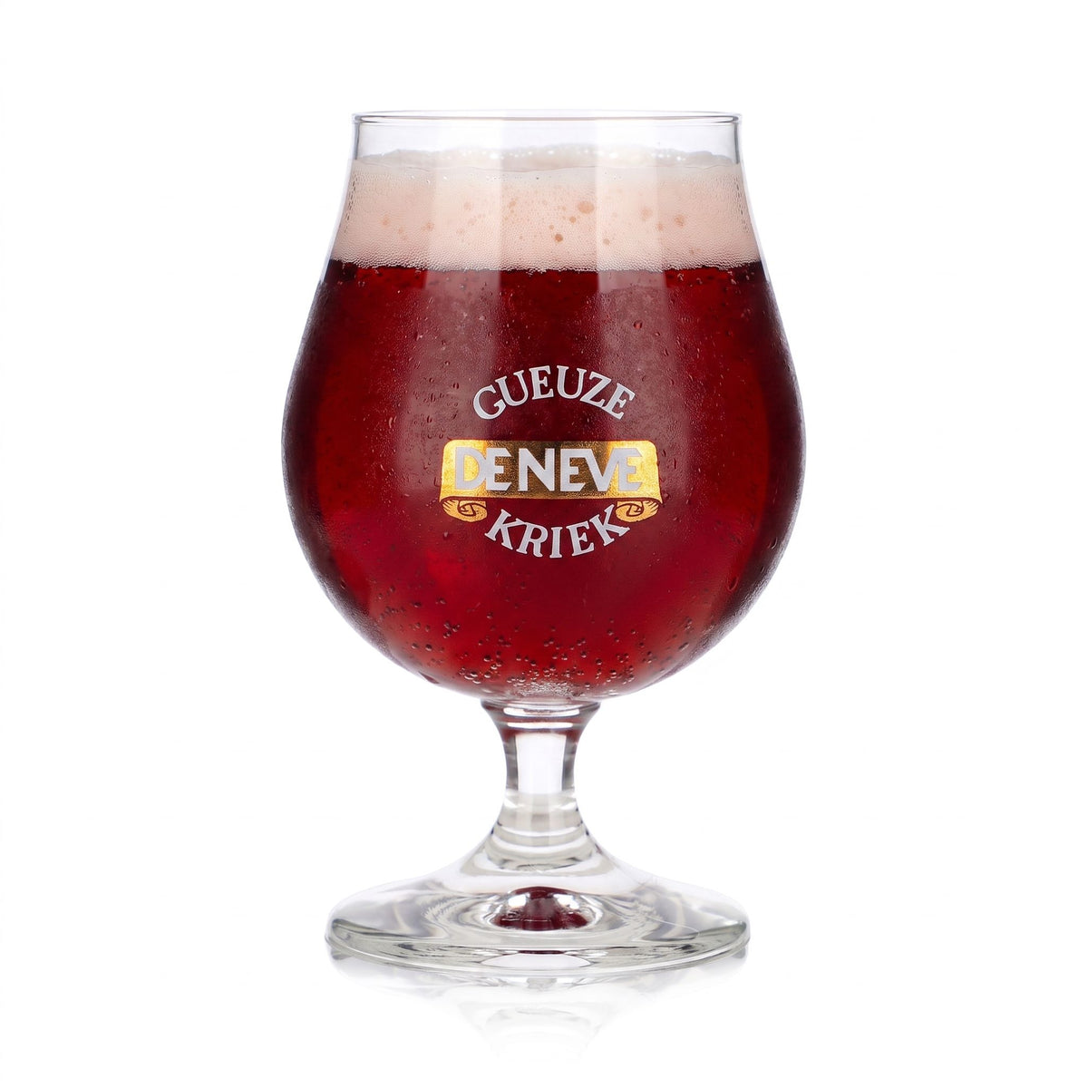 Deneve Beer Glass 0.5 L Tulip-Shaped Gueuze Kriek Durobor Beer Glass, Goblet-Style