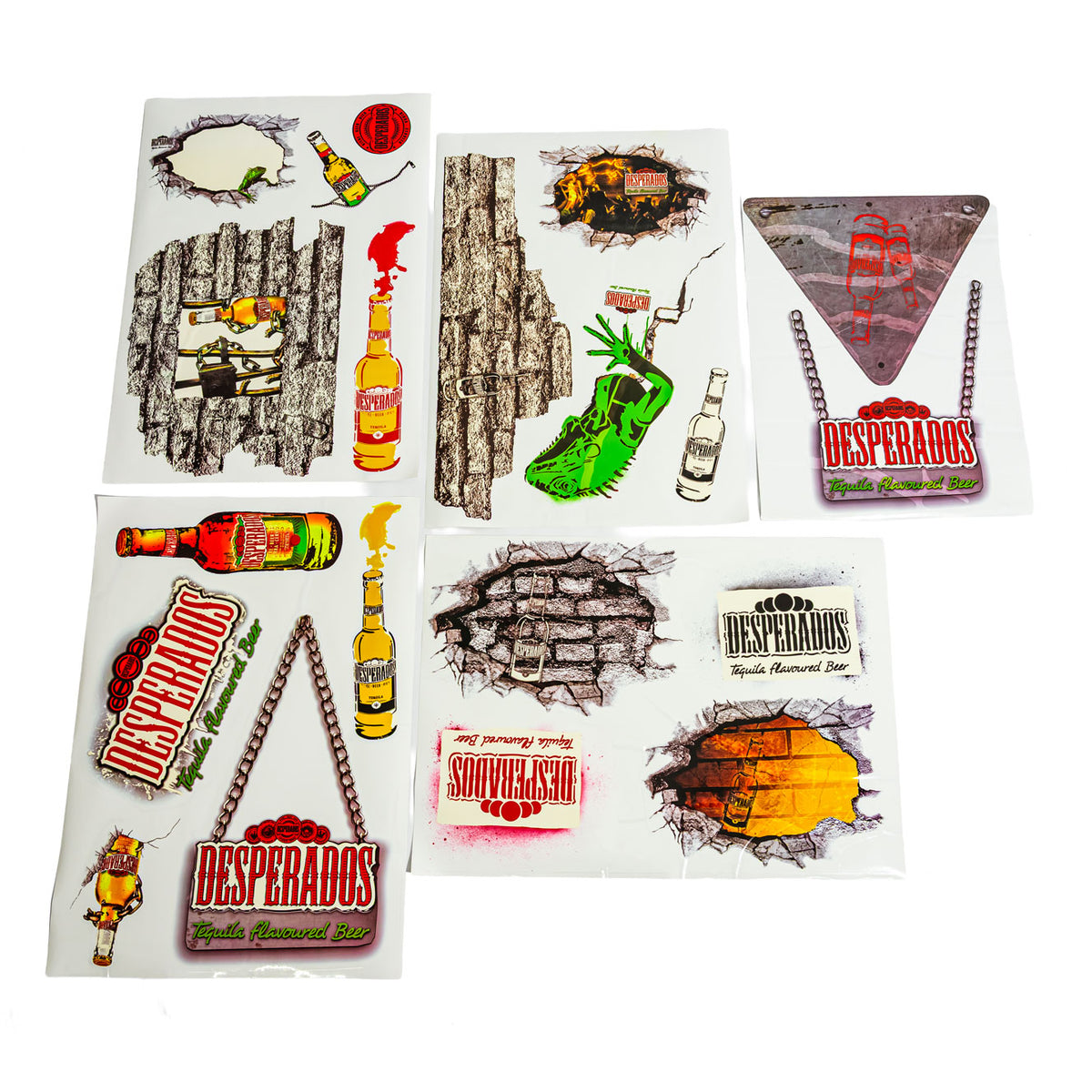 Desperados Beer Sticker Set Wall Sticker Decoration Wall Sticker White