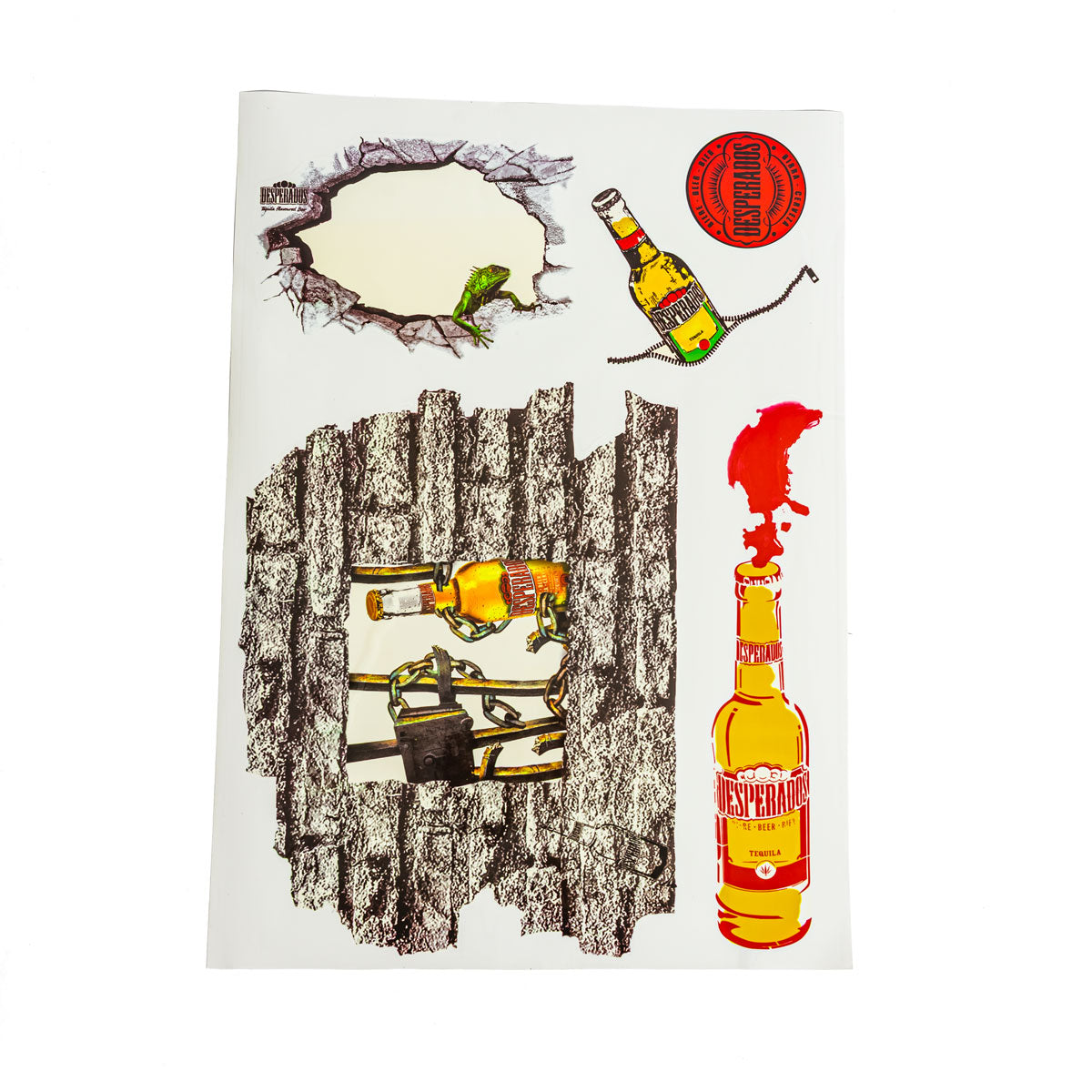 Desperados Beer Sticker Set Wall Sticker Decoration Wall Sticker White – View 3