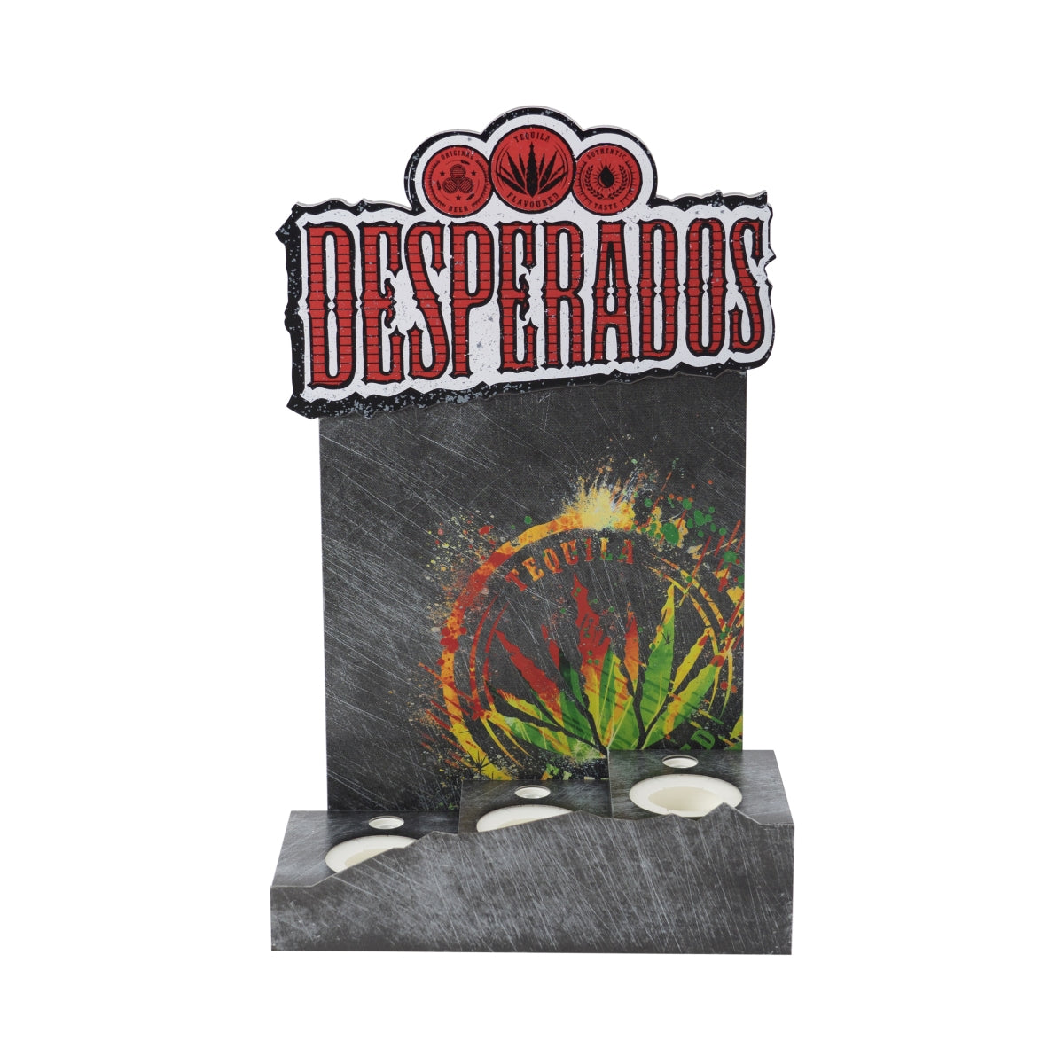 Desperados Beer Glorifier 50x30 LED for 3 Bottles Display Stand Bar Decoration Sign