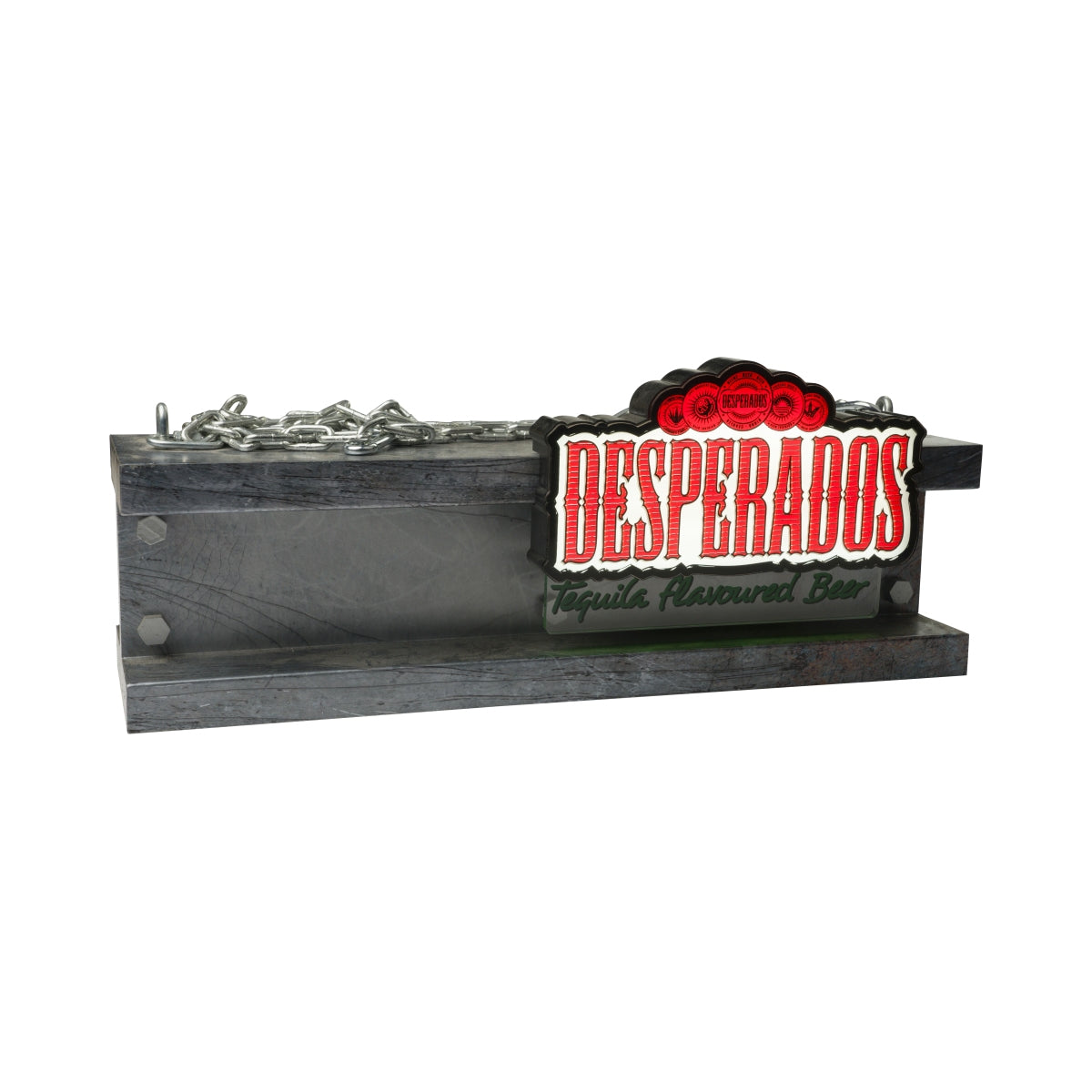 Desperados Beer Neon Sign Metal Frame LED Light Bar Display Stand