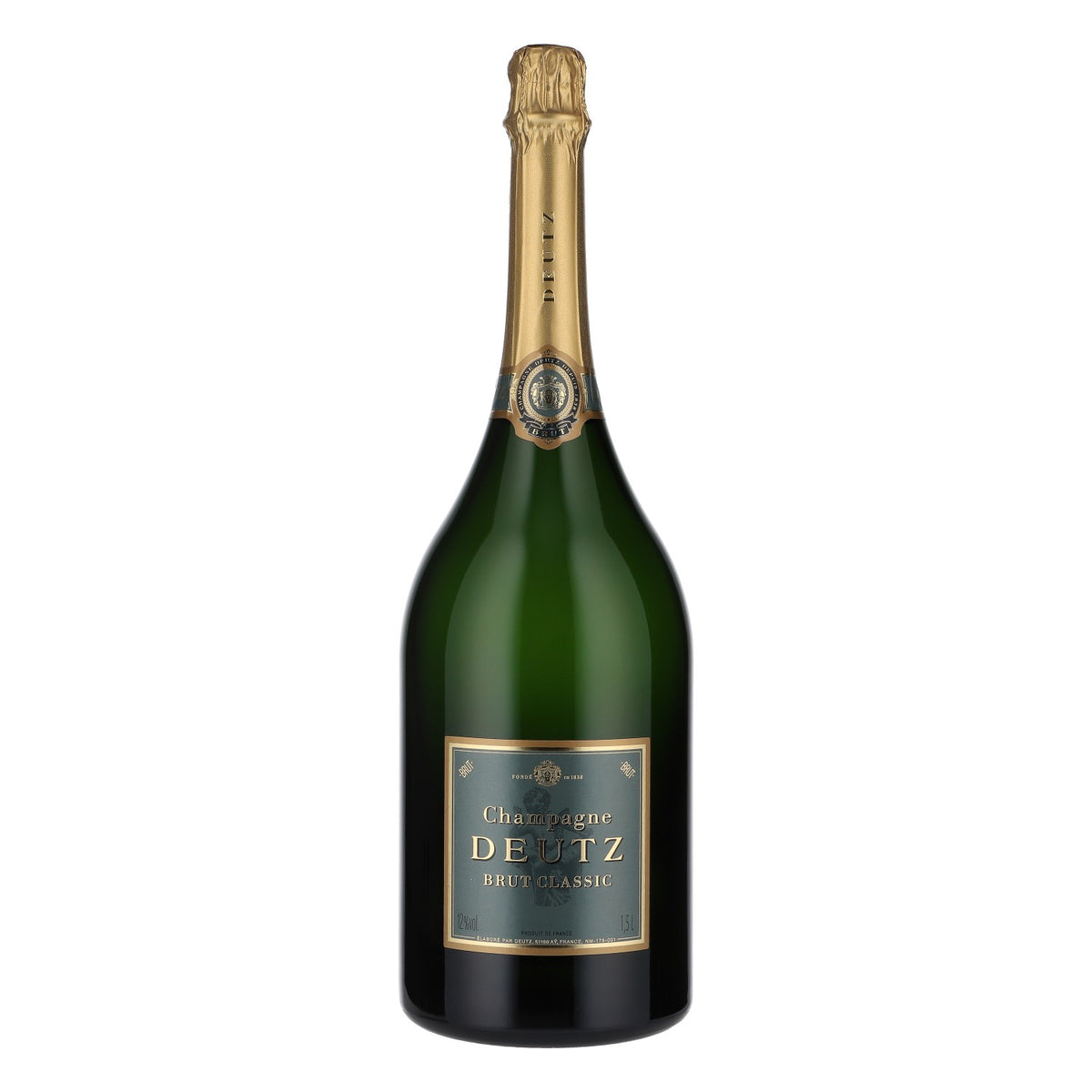 Deutz Champagne Decorative Bottle Show Bottle 1.5L Brut Classic