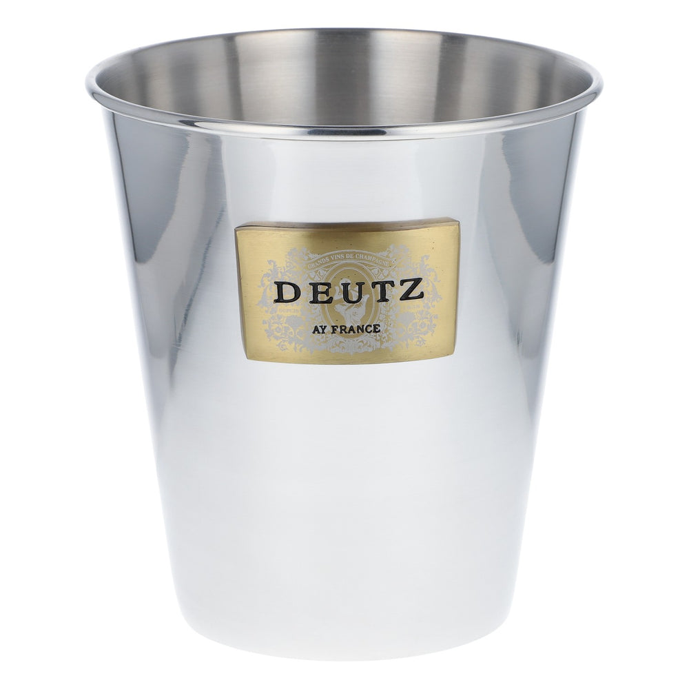 Deutz Champagne Bottle Cooler Ice Cube Container Ay France Aluminum
