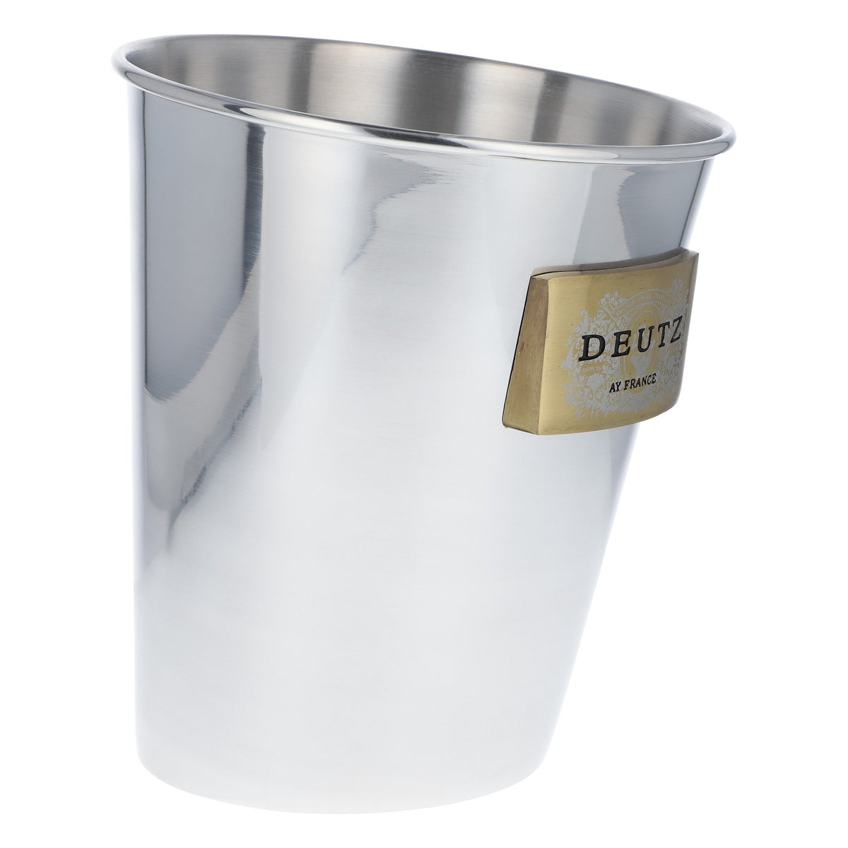 Deutz Champagne Bottle Cooler Ice Cube Container Ay France Aluminum – View 2