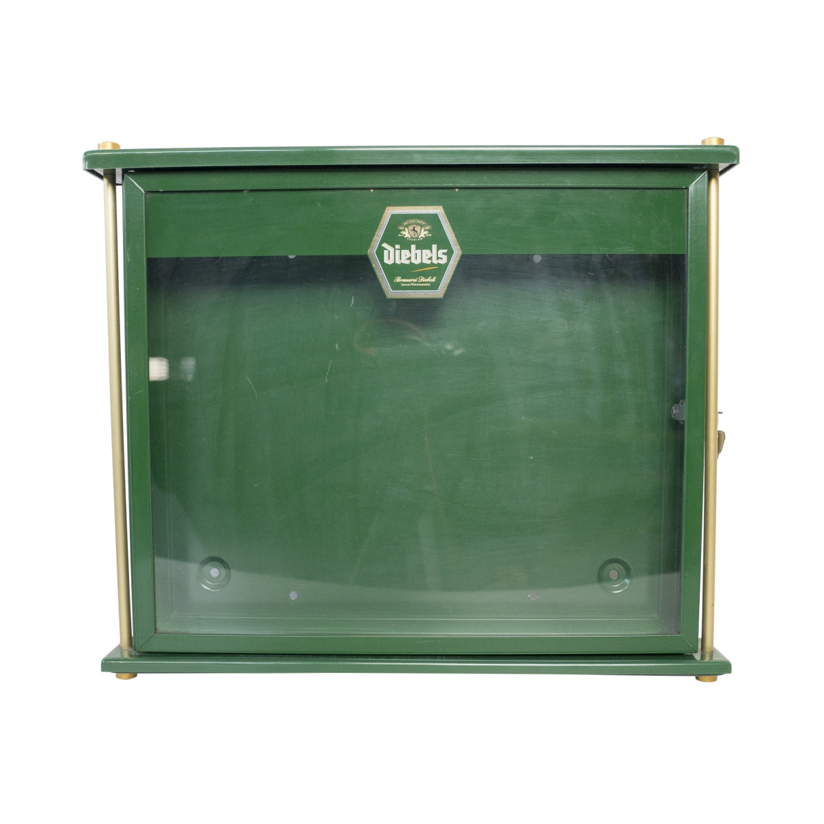 Diebel's display case Illuminated Menu card Lockable Used Gastro Bar Pub