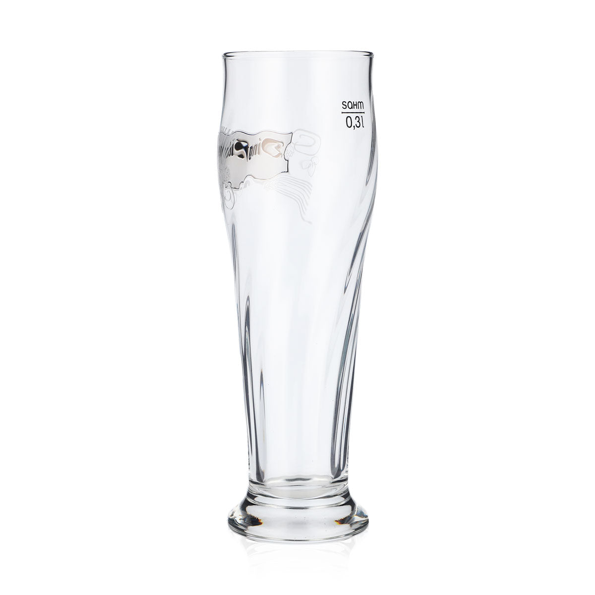 Dingslebener Beer Glass Wheat Beer Glass Beer Glasses 0.3l Tulip Relief Longitudinal – View 3