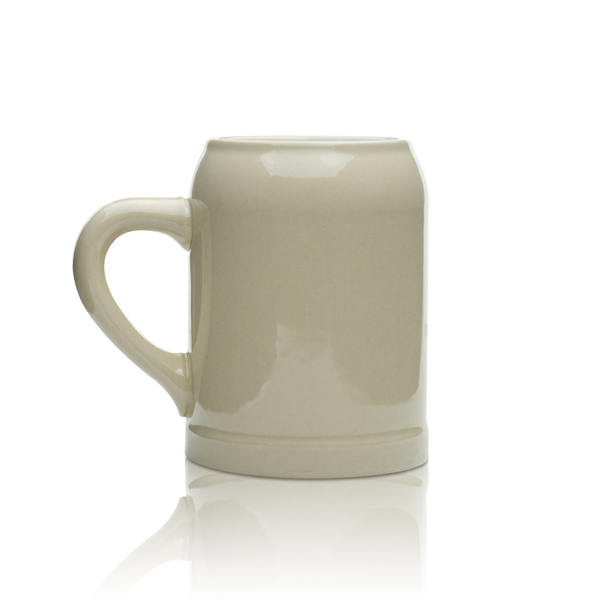 Dinkelacker beer glass 0.5l clay mug Seidel handle glasses tankards stoneware – View 2