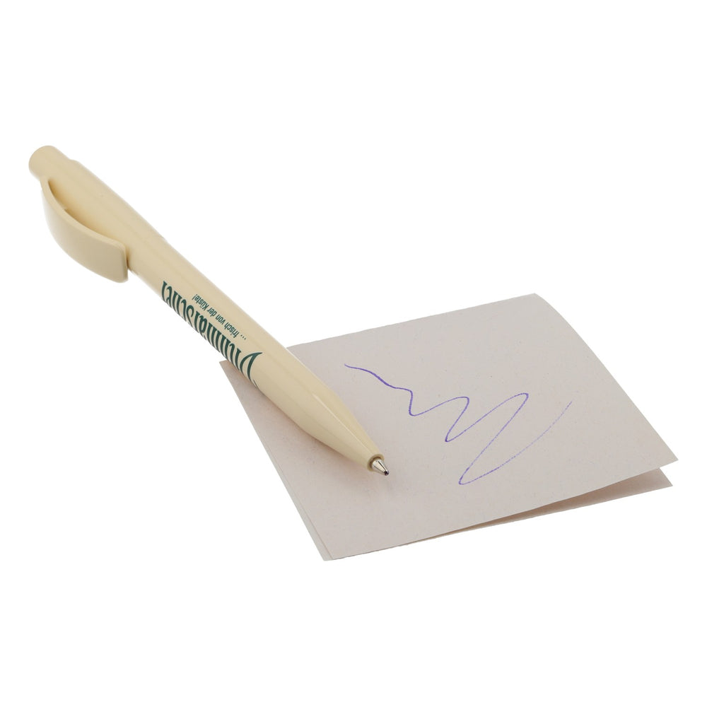 Dithmarscher Pilsener ballpoint pen, promotional pen, beige