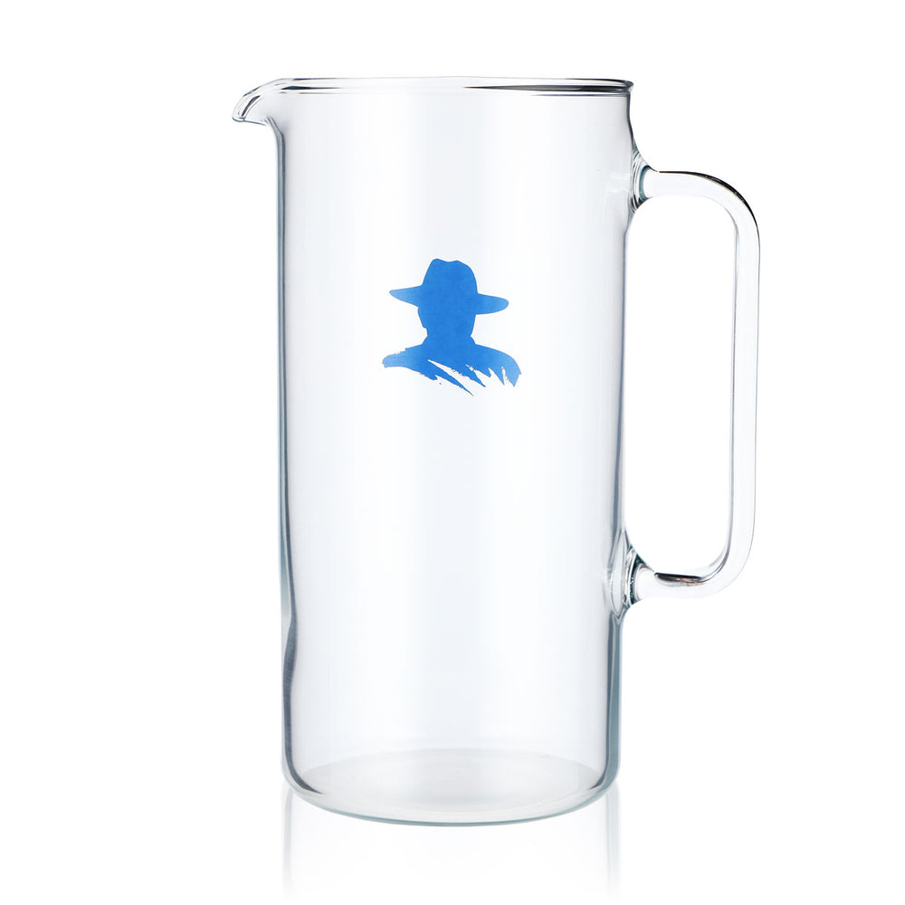 Don Julio Tequila Carafe Pitcher Water Jug Pourer 1.16 L Blue Motif