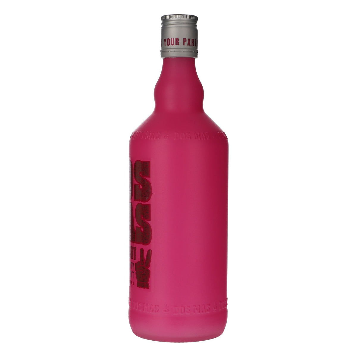 Dos Mas liqueur decorative bottle 0.7l pink EMPTY display bottle shop window bottle – View 4