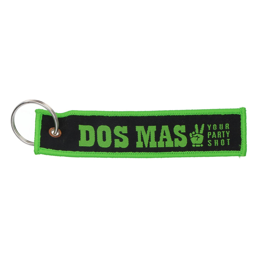 Dos Mas Liqueur Keyring Lanyard Fabric Tag Friend of the Night