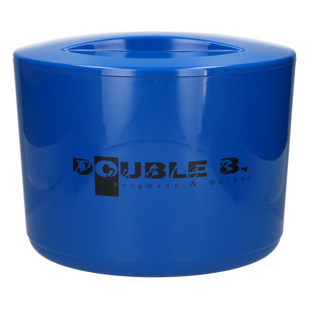 Double B. Ice Cooler 10L Bottle Cooler with Black Techno Consult Logo, New, Blue