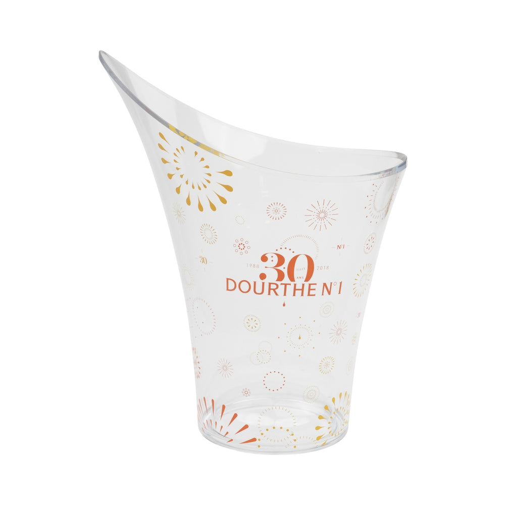 Dourthe No. 1 Wine Bottle Cooler Ice Cube Tray Single Transparent 30th Anniversary Edition