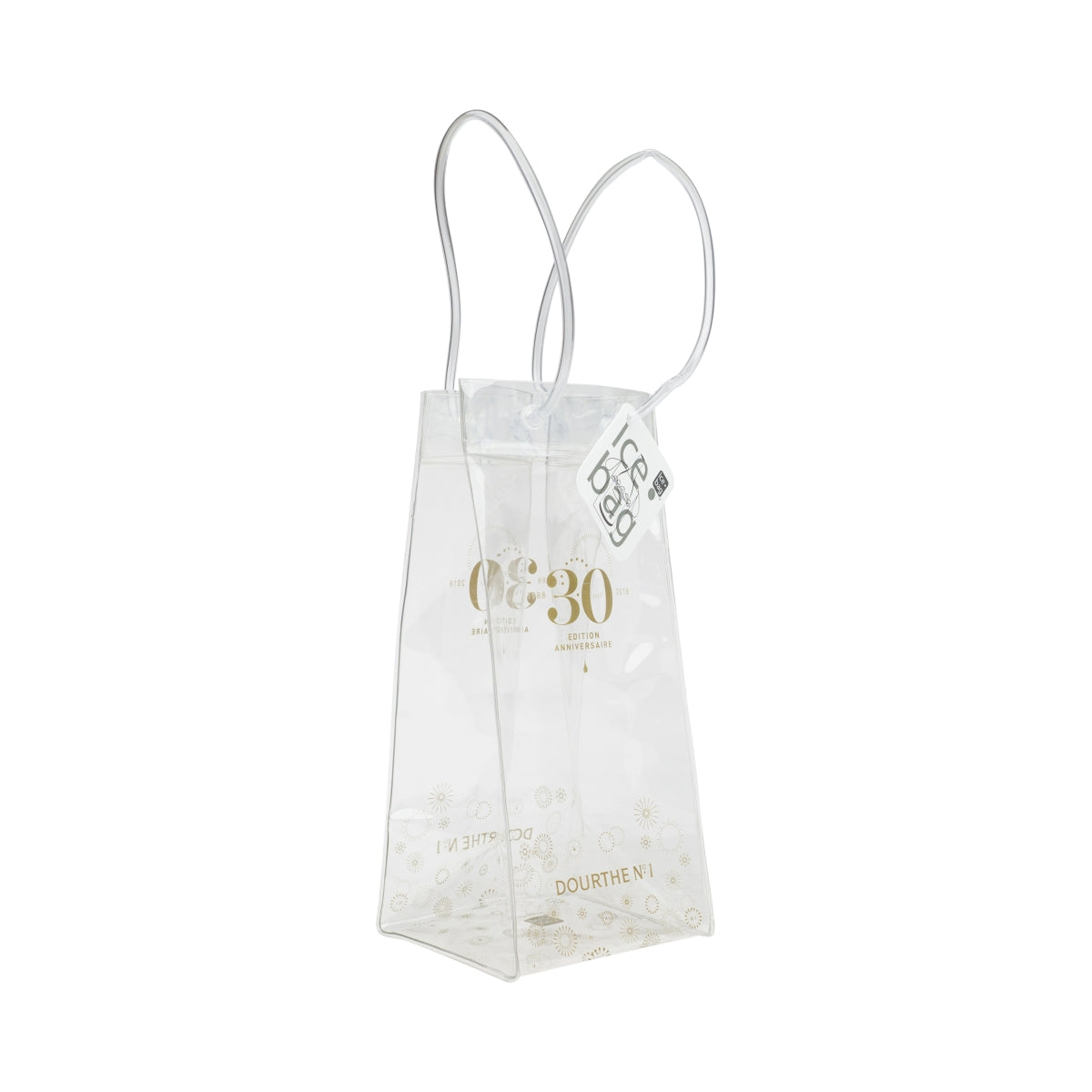 Dourthe No. 1 Wine Cooler Sleeve Ice Bag 1 Bottle Plastic Shopper Gift