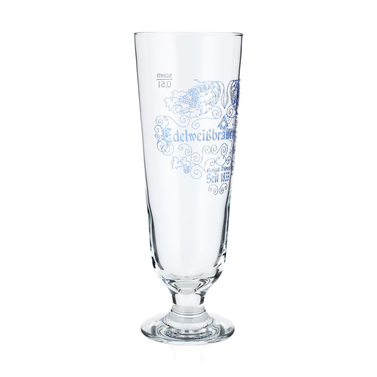 Edelweiss Brewery Beer Glass Glasses 0.5l Beer Glasses Goblet Sahm Antique – View 2