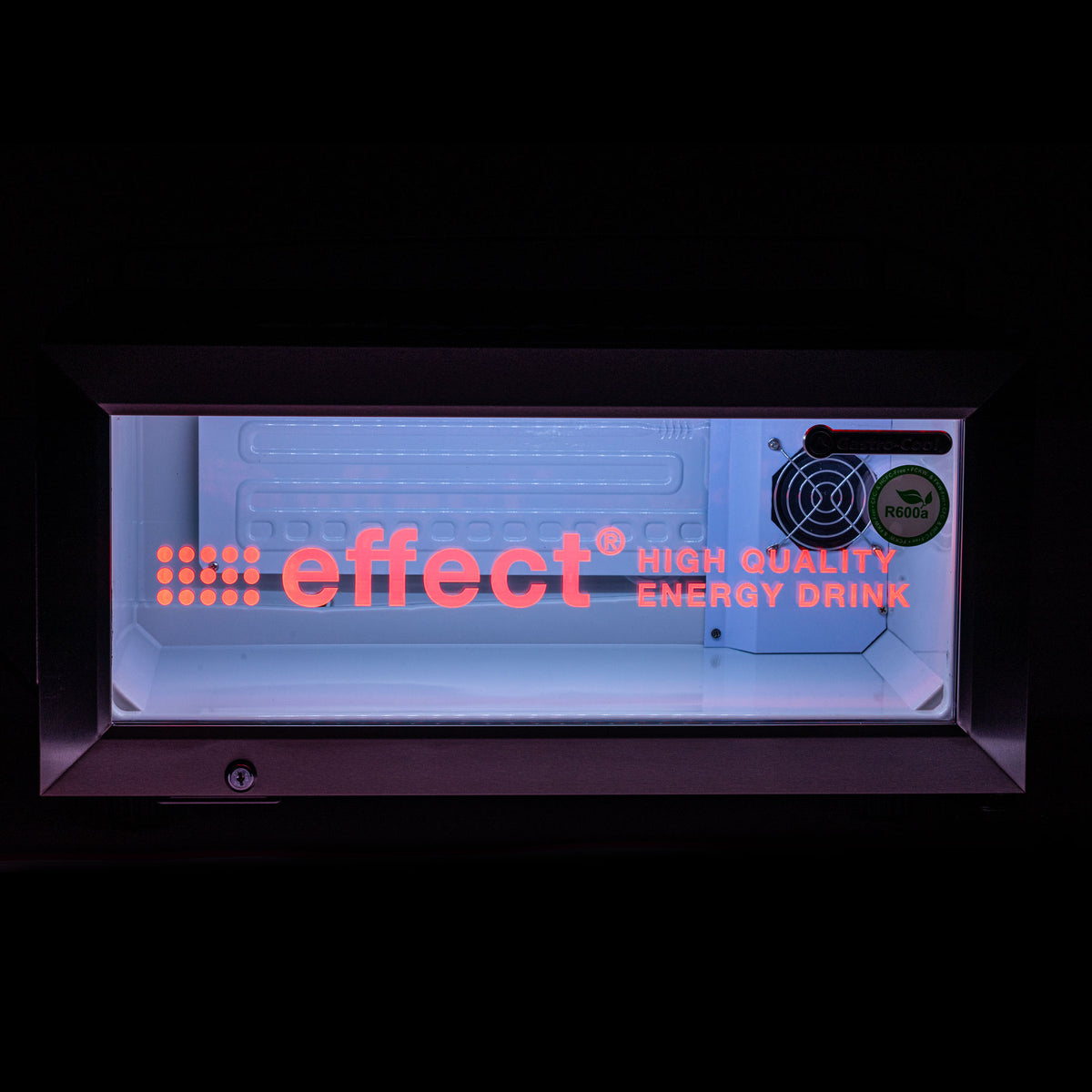 Effect Energy Mini Fridge Glass Door Refrigerator 30x60x48cm Mini Cooler – View 10