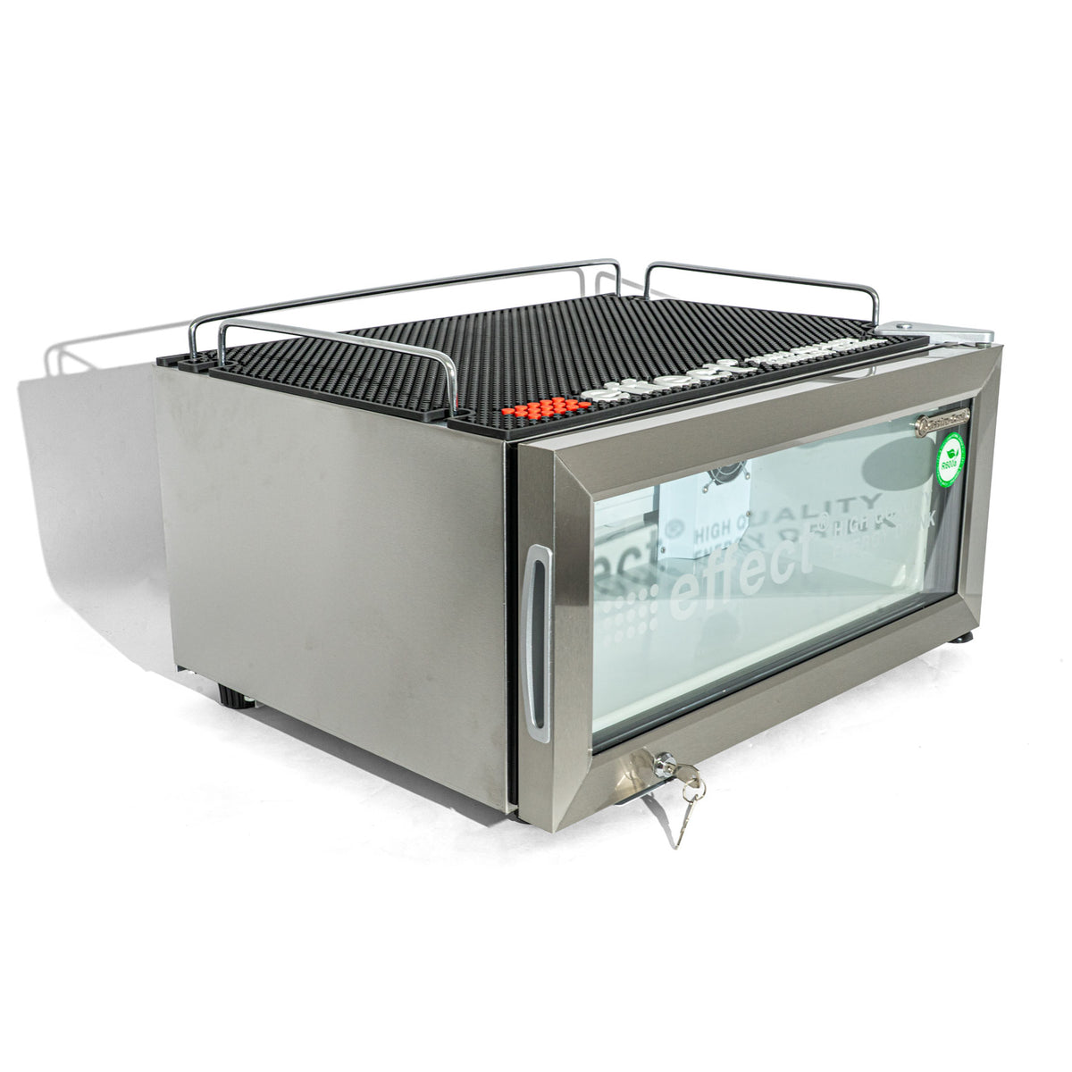 Effect Energy Mini Fridge Glass Door Refrigerator 30x60x48cm Mini Cooler – View 6