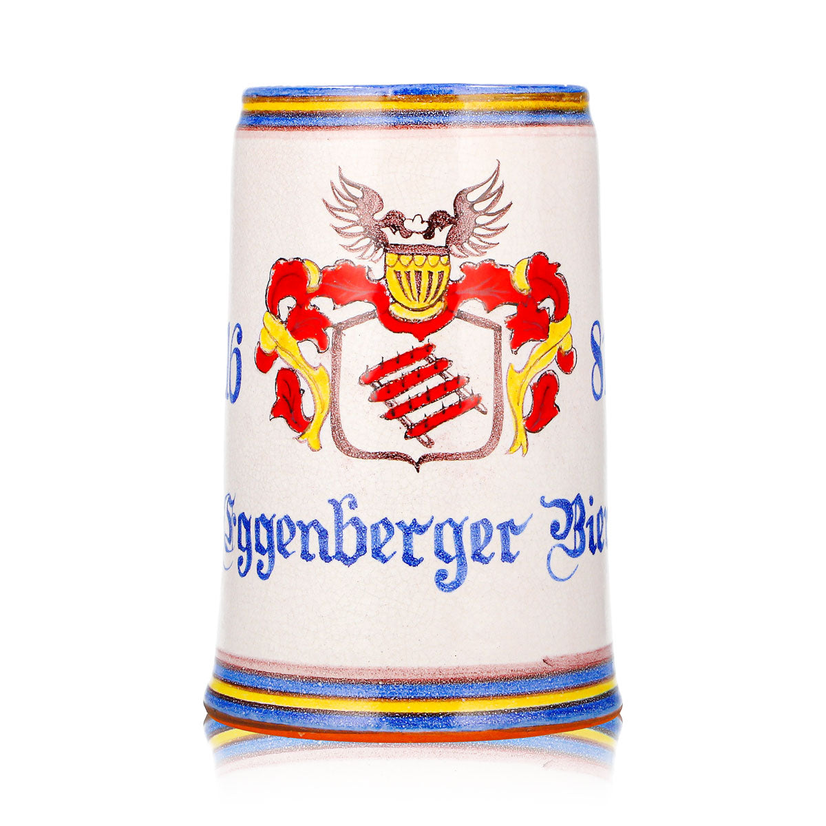 Eggenberger Beer Glass Clay Jug 1 L Earthenware Beer Mug Collector's Jug – View 2