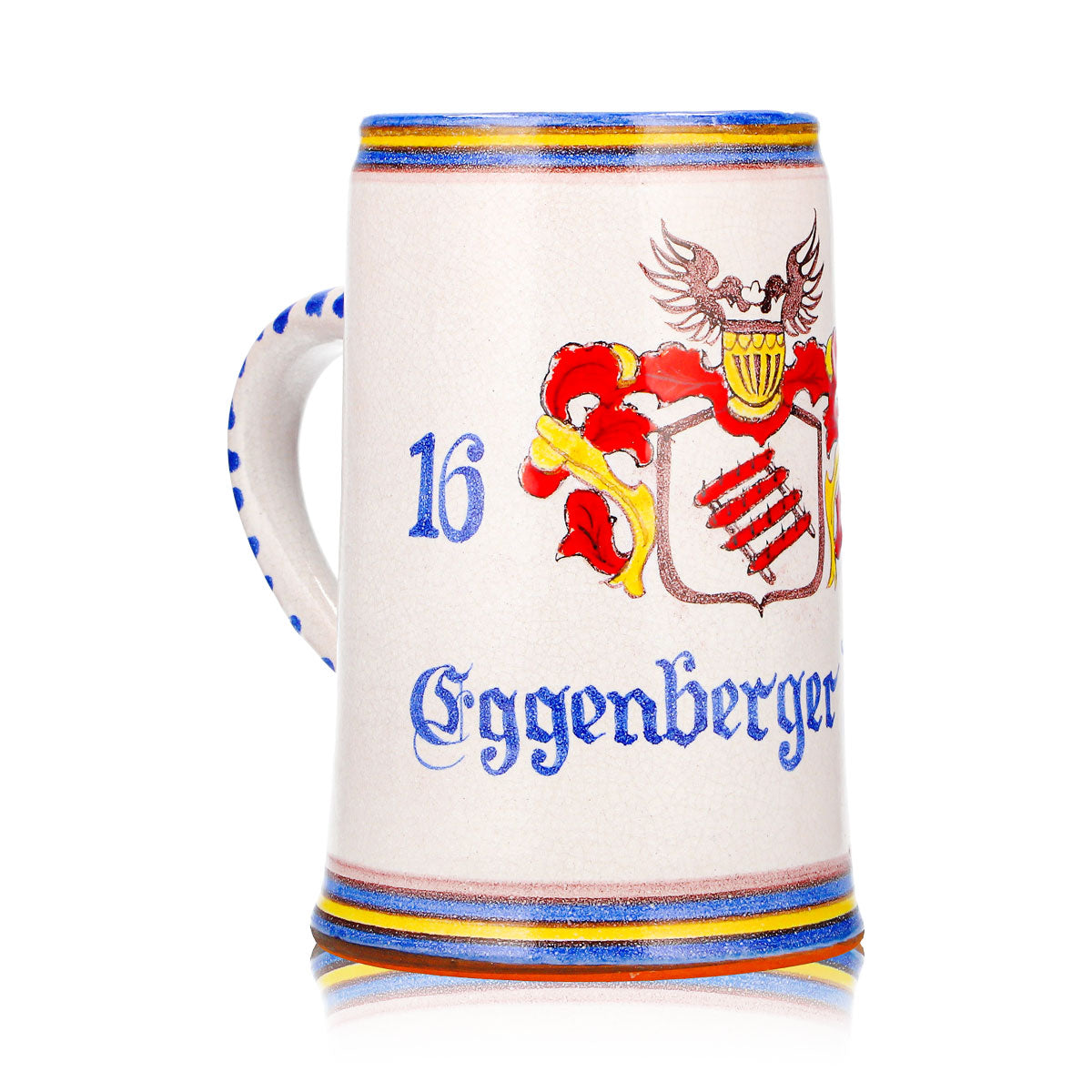 Eggenberger Beer Glass Clay Jug 1 L Earthenware Beer Mug Collector's Jug – View 3