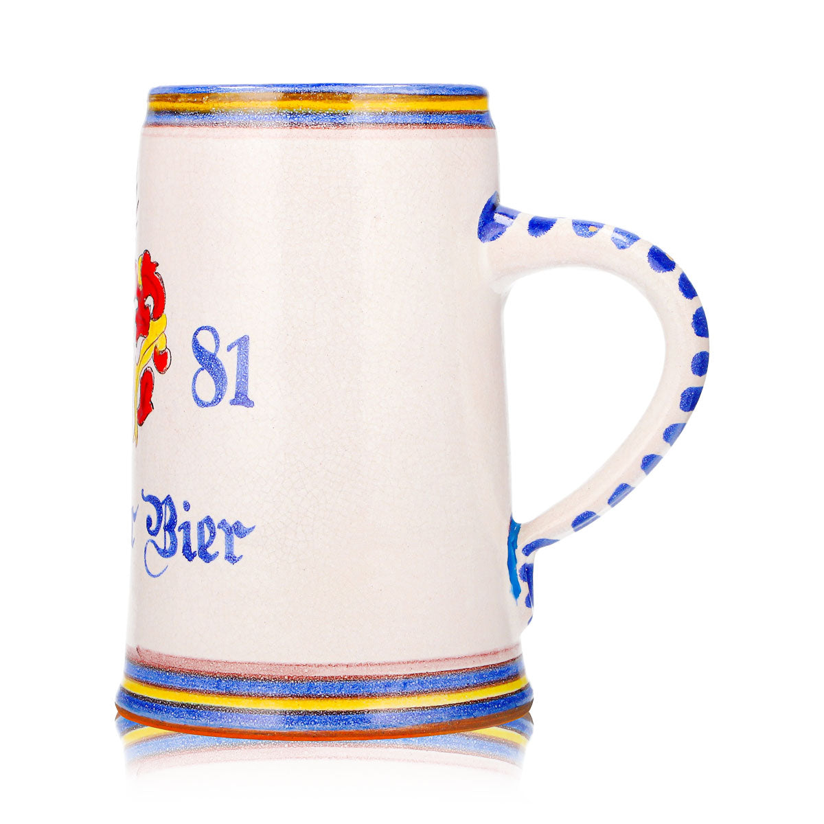 Eggenberger Beer Glass Clay Jug 1 L Earthenware Beer Mug Collector's Jug – View 6