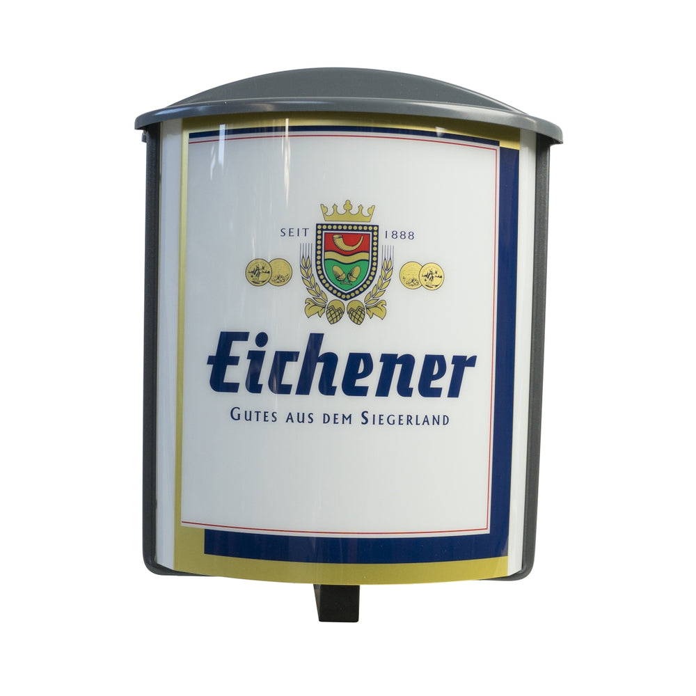 Oak beer lantern lamp wall light metal frame outdoor gastro bar innkeeper