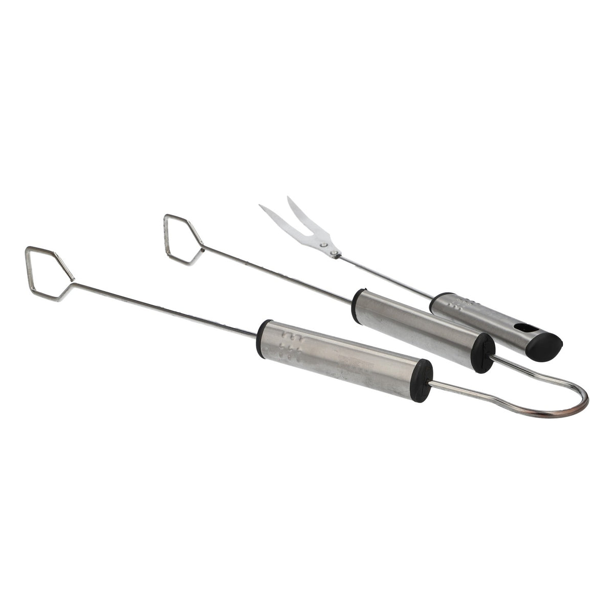 Eku Beer BBQ Grill Utensil Set: Tongs and Fork, Stainless Steel, 39 cm, Party Tools – View 2
