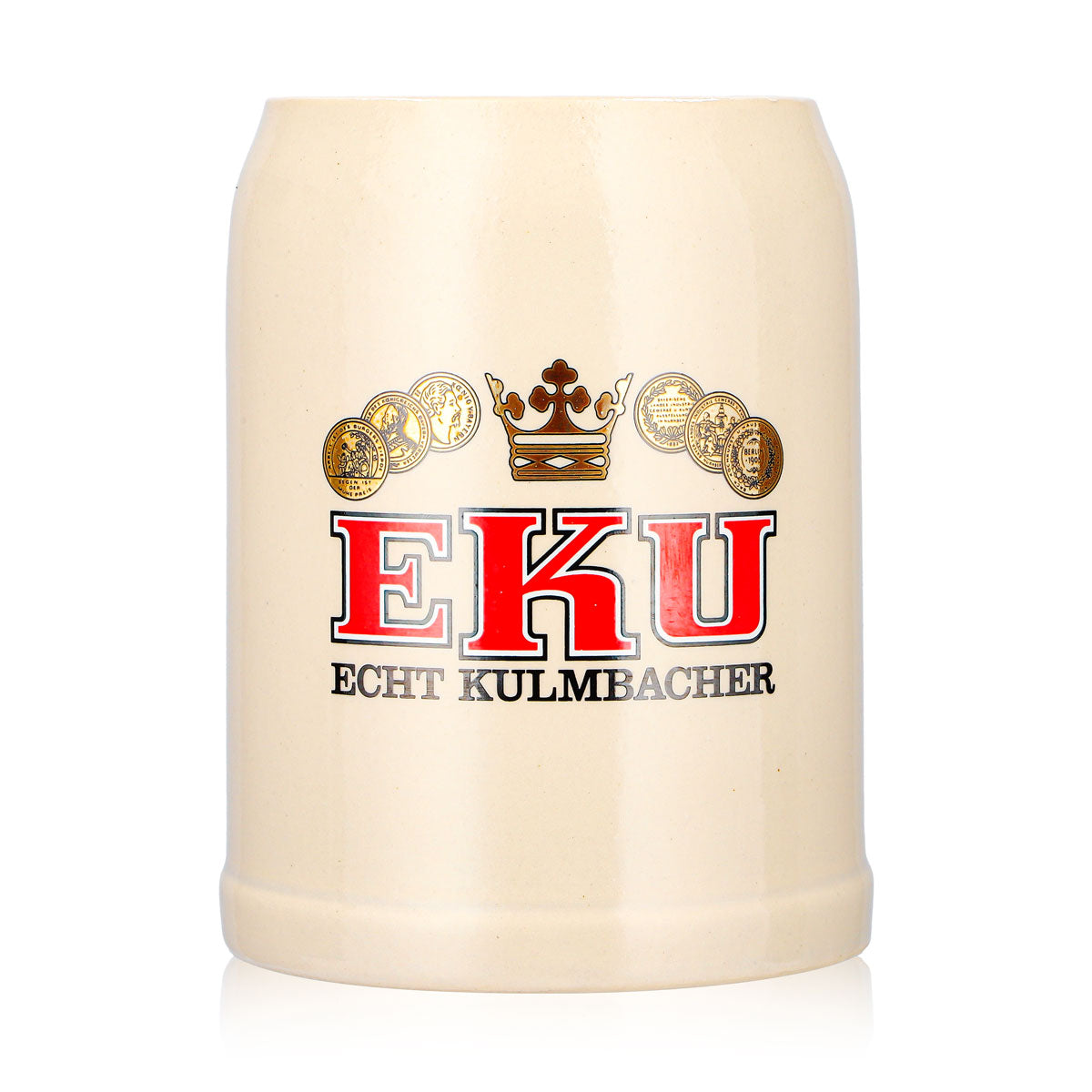 Eku Beer Glass, 0.5 L Clay Mug, Genuine Kulmbach Clay – View 2