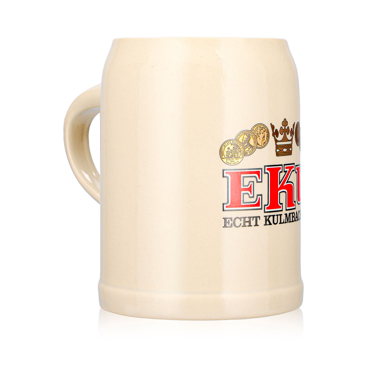 Eku Beer Glass, 0.5 L Clay Mug, Genuine Kulmbach Clay – View 3